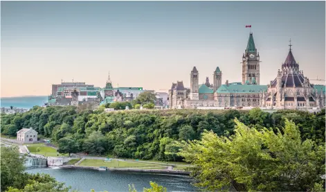 Iconic Parliament Building in Ottawa symbolizing the security and protection provided by tenant insurance in Ontario