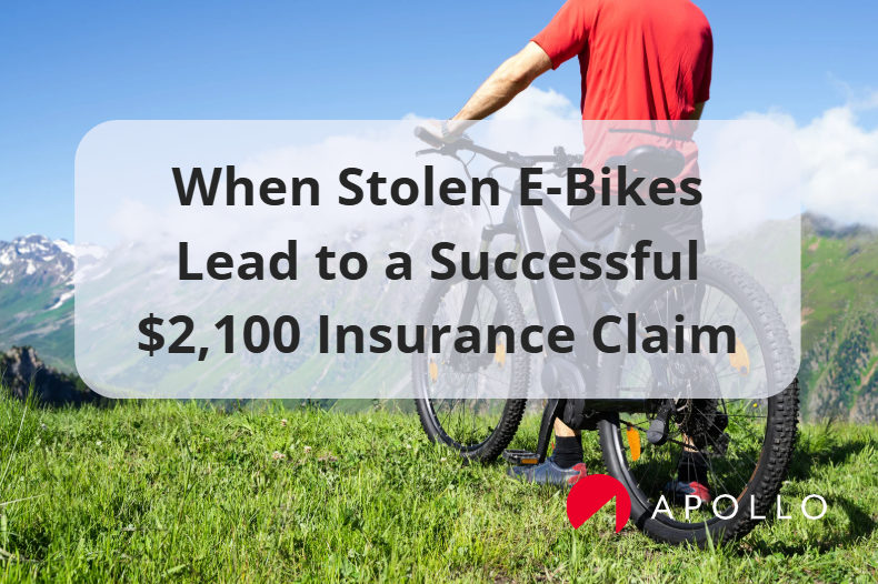 stolen e-bike claim
